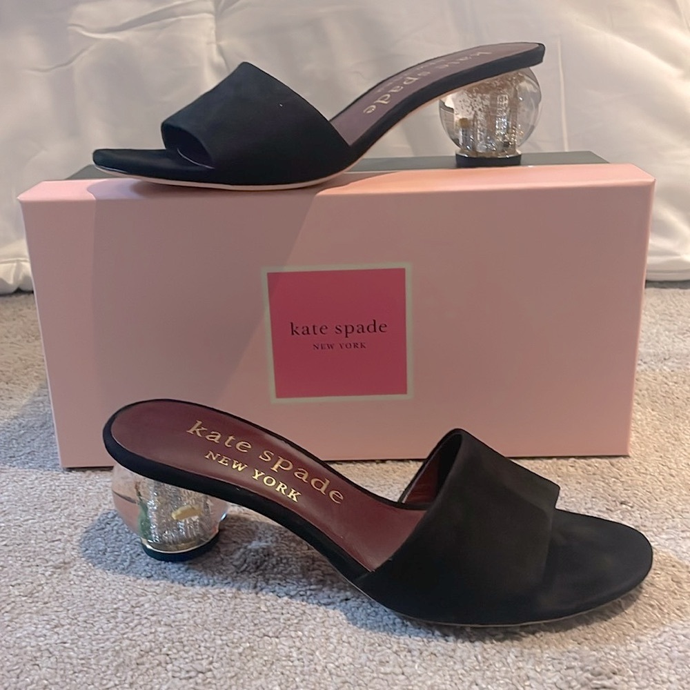 Kate Spade Slide Sandal suede 8